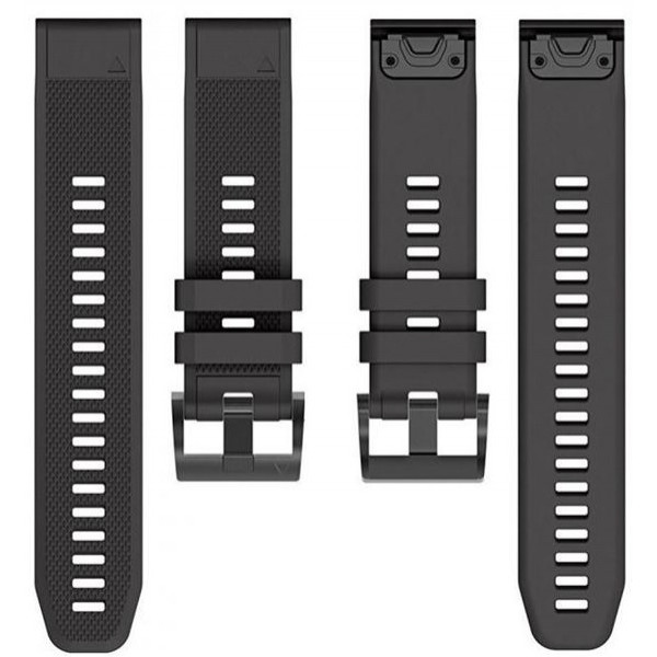  Ремешок Tech-Protect Smooth для Garmin Fenix 3 | 5X | 3HR | 5X Plus | 6X | 6X Pro | 7X Black (5906735412598)